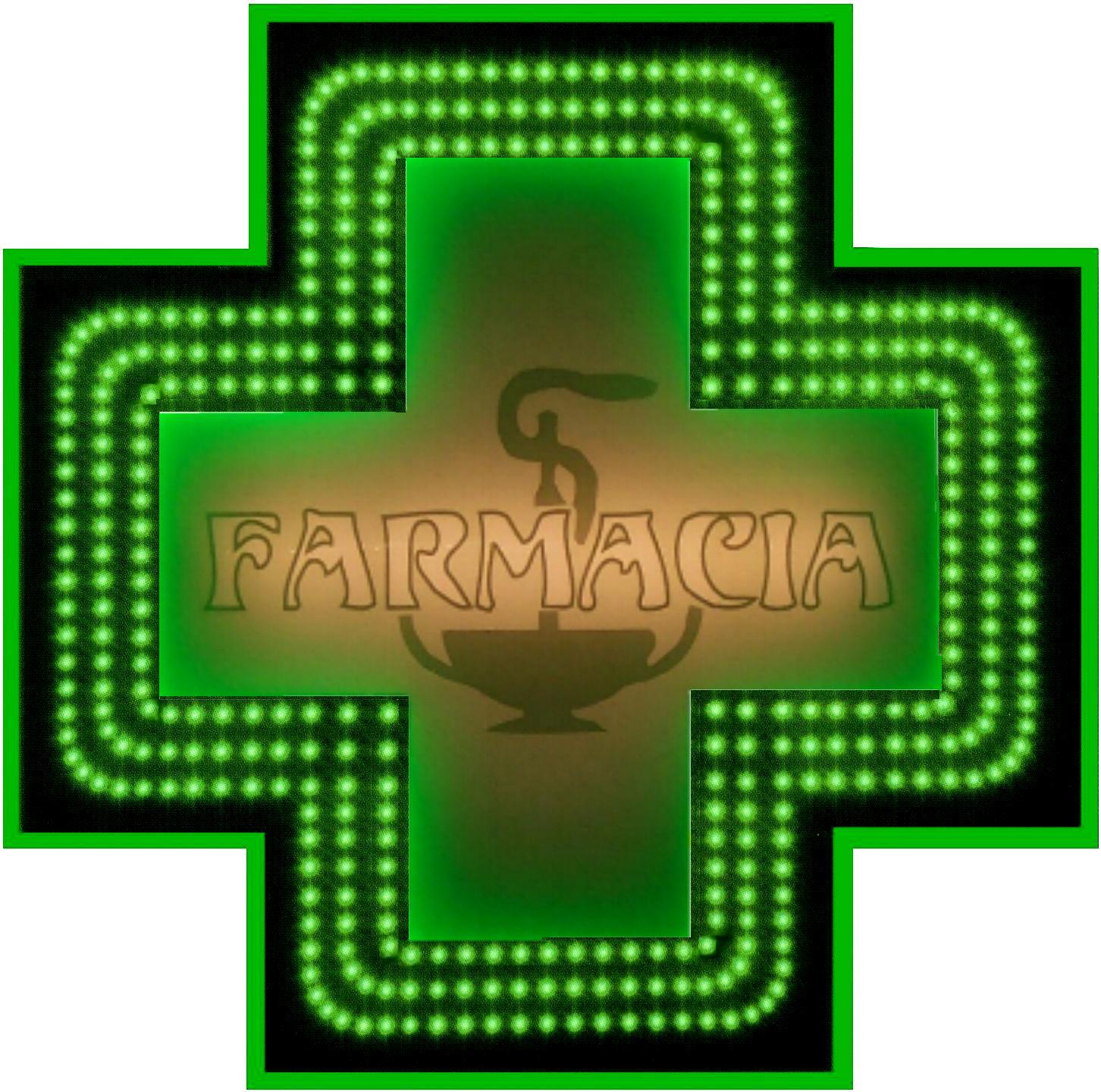 Croci per farmacia e parafarmacia, insegne,orologi data ora e temperatura Attrezzature per